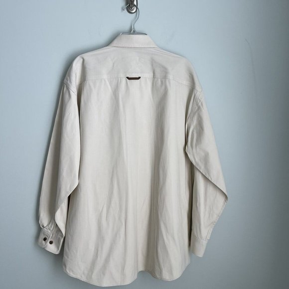 Orvis Beige Long Sleeve Button Down Shirt Fly Fishing Outdoor - Picture 3 of 7